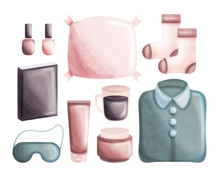 Vector Hand Drawn Winter Essentials