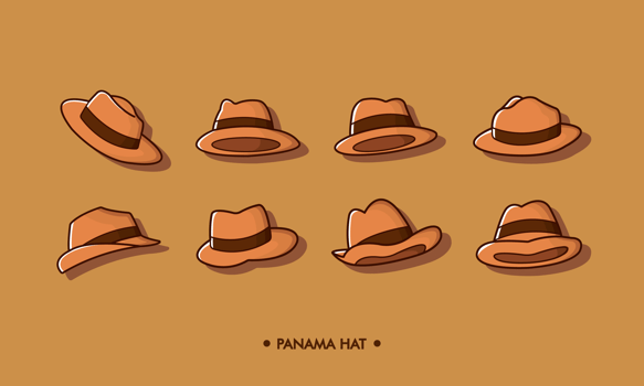 Free Panama Hat Vector