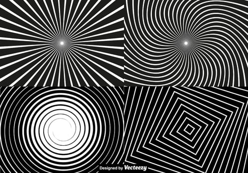 Vector Hypnosis Background Set