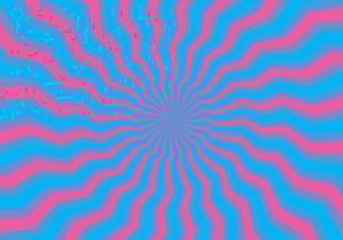Psychedelic Hypnosis Illusion vector