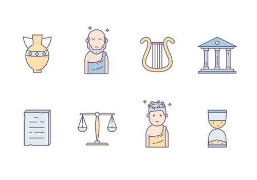 Ancient Greek Culture vector