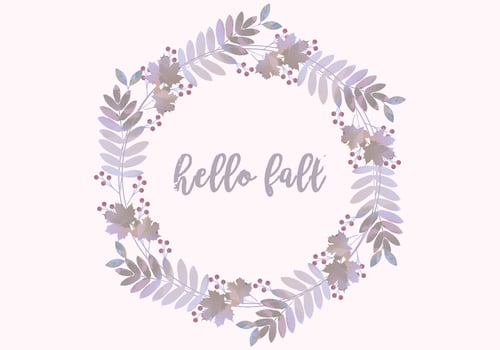 Vector Autumn Wreath