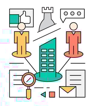 Business Leadership Vector Illustrations