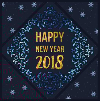 Vector Happy New Year Card