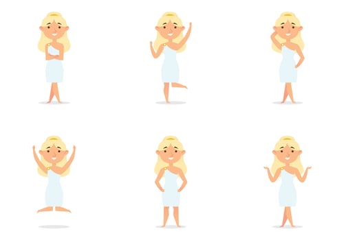 Aphrodite Flat Character vector