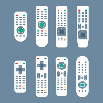Free TV Remote Collection vector