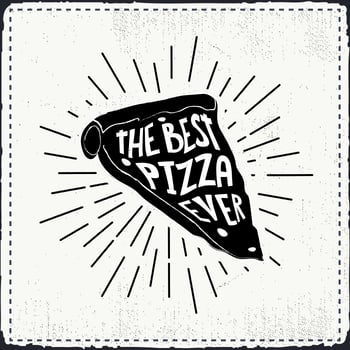 Free Hand Drawn Pizza Vector Background
