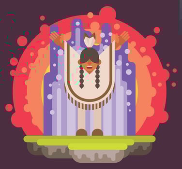 Shaman Vector Illustration