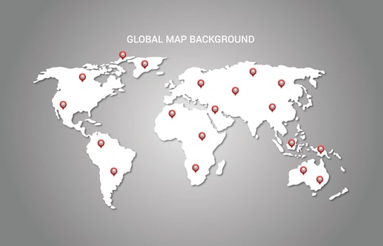 Global Map Background vector