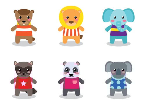 Gopher And Friends Vector