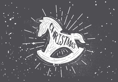 Free Hand Drawn Christmas Vector Background