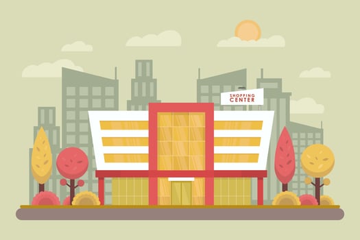 Free Shopping Center Vectors