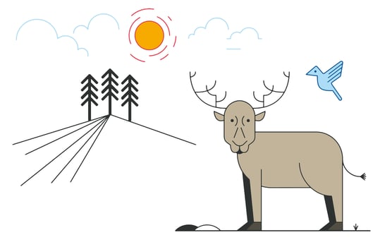 Free Deer Vector