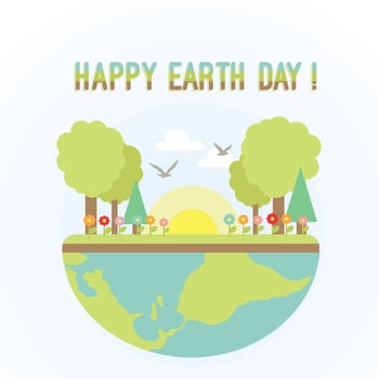 Free Happy Earth Day Vector