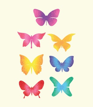 Free Colorful Butterflies Vector