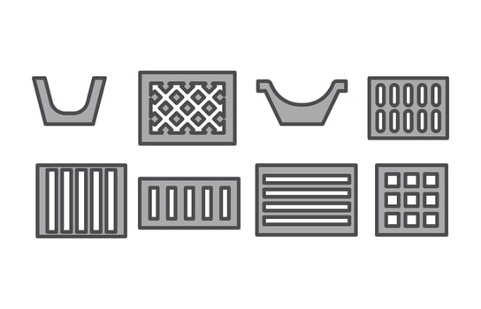 Street Gutter Vector Pack