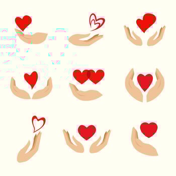 Healing Hands Logo Vector