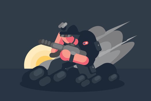 Navy Seal Illustration vector