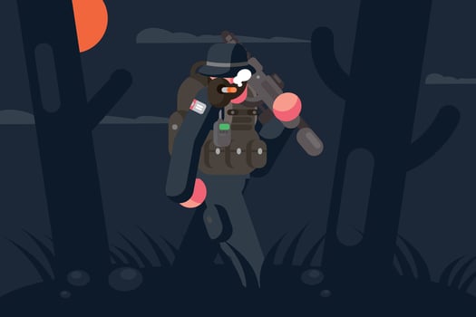 Navy Seal Illustration vector