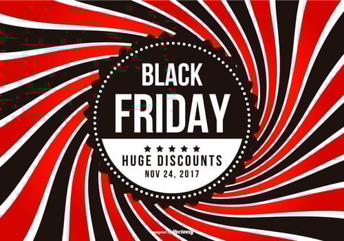 Promotional Black Friday Illustration vector