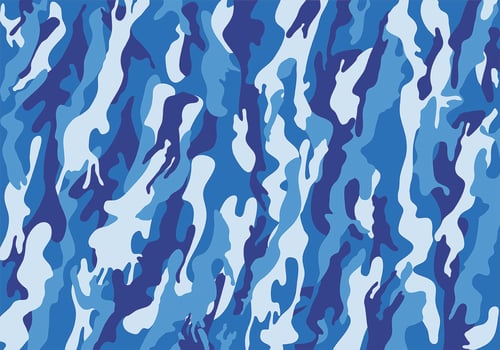 Navy Uniform Camouflage Pattern Vector 