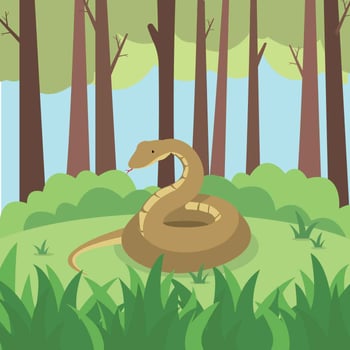 Free Anaconda Illustration vector