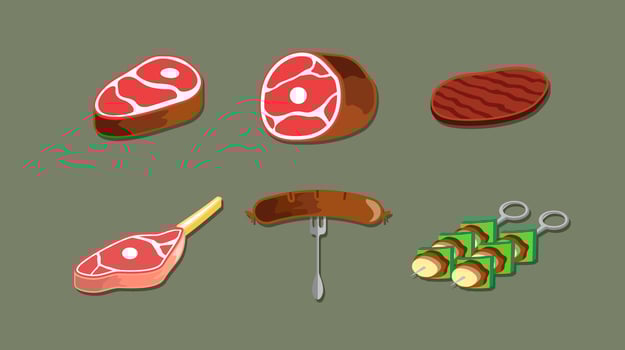 Veal Free Vector