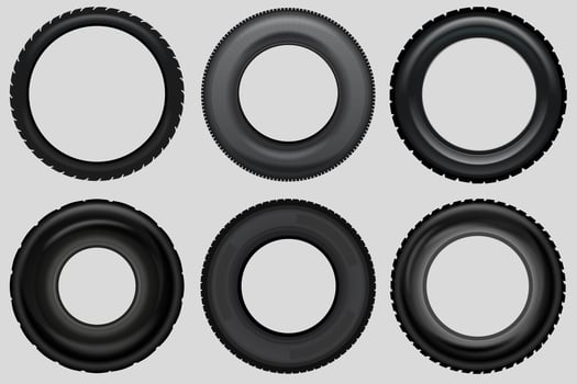 Vector Pneumatic Tire Set