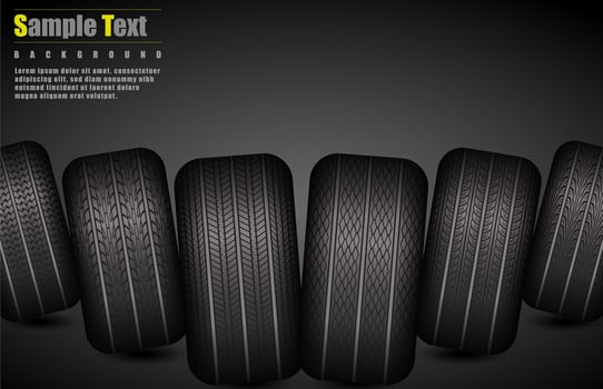 Vector Pneumatic Tires Template