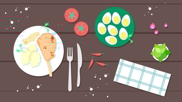 Veal Chops Free Vector