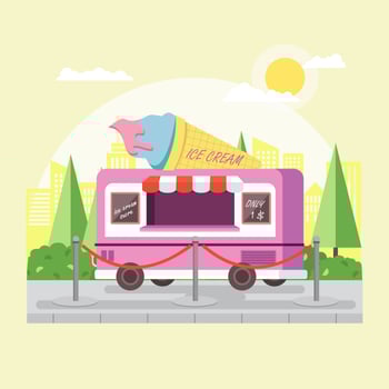 Concession Illustration Vector