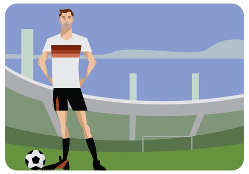 Football Player Vector