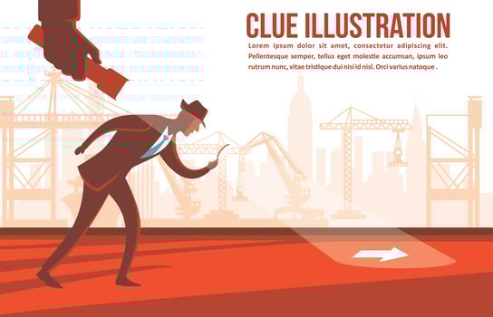 Clue Vector Illustration