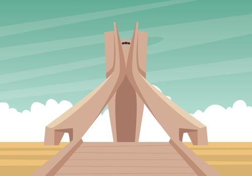 The Maqam Echahid Monument vector
