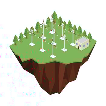 Wind Farm Energy Vector