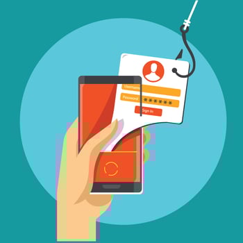 Phishing Data Via Internet Mobile Phone vector