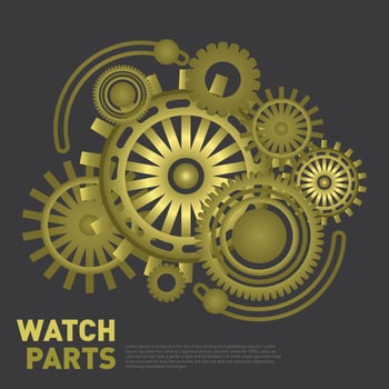 Watch Parts Illustration vector