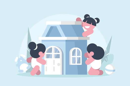 Playhouse Illustration vector