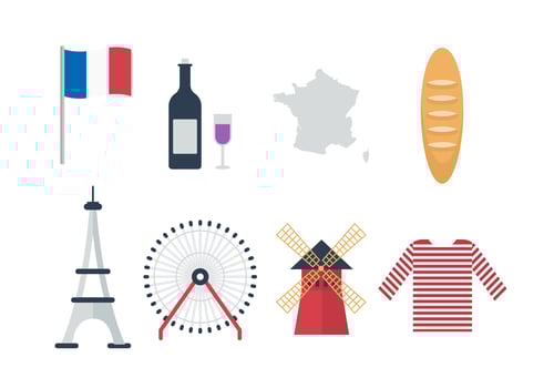 France Vector Icons
