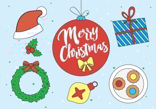 Free Christmas Vector Elements and Icons