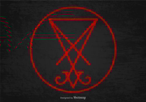 Sigil Of Satan Symbol Vector