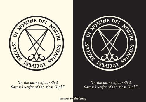 Satan Lucifer Vector Seal