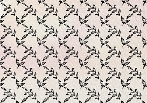 Free Vector Ink Leaves Background