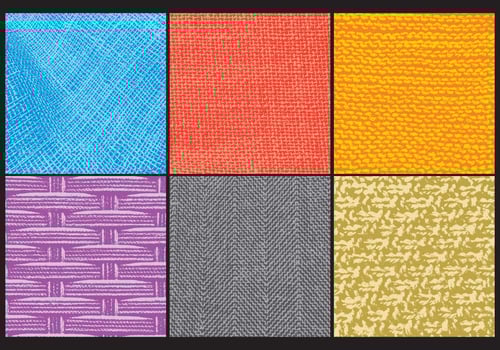 Grunge Fabric Patterns vector