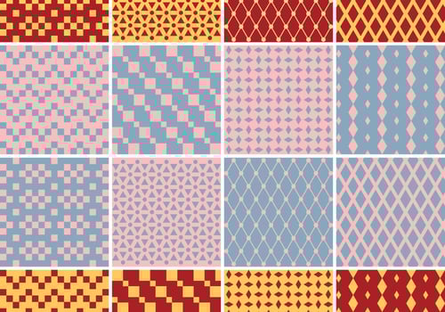 Simple Toile Pattern vector