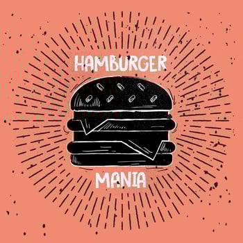 Hand Drawn Vector Fast Food Illustration