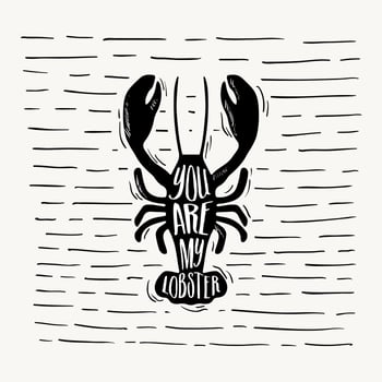 Hand Drawn Vector Typography with Silhouette
