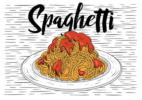 Hand Drawn Vector Food Illustration