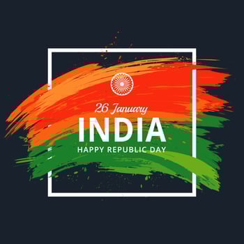 Happy Republic Day Background vector