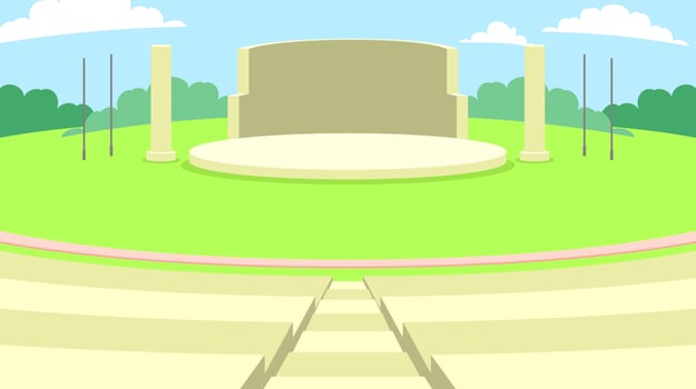 Outdoor Amphitheater Free Vector